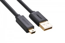 Cáp USB 2.0 to USB Mini 25cm mạ vàng Ugreen 10353