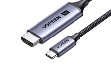 Dây chuyển đổi USB-C sang HDMI 8K@60Hz HDR màu xám dài 1.5m Ugreen 90451
