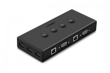 KVM Switch 4 port USB - Thiết bị 4 máy tính dùng 1 màn hình Ugreen 50280