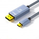 Cáp chuyển USB Type-C sang Displayport 1M DTECH TB-2917